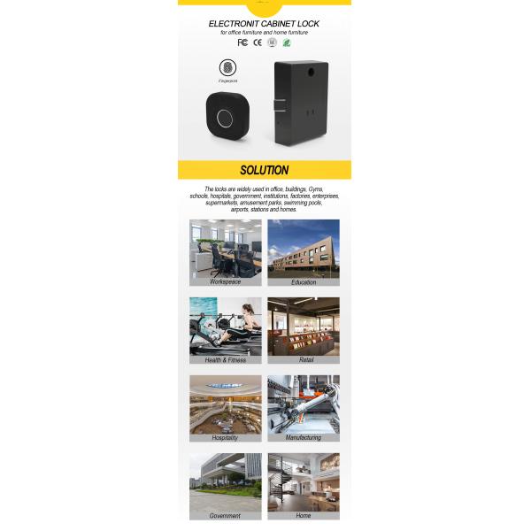 Secure Your Valuables USB Fingerprint Smart Lock for Home Office and Jewelry Cabinet