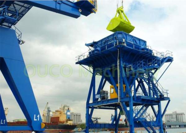 Bulk Material Discharge Hopper Port 1.0T - 1.8T Eco Friendly For Unloading