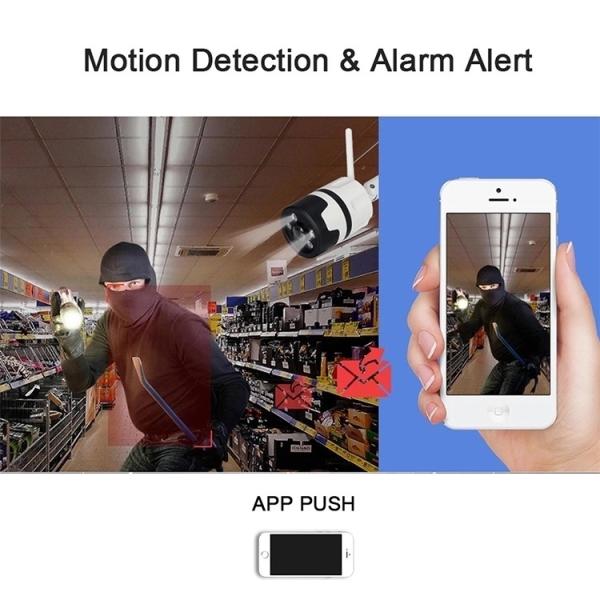 Камера IP 2MP умной камеры слежения безопасностью Wifi ночного видения на открытом воздухе