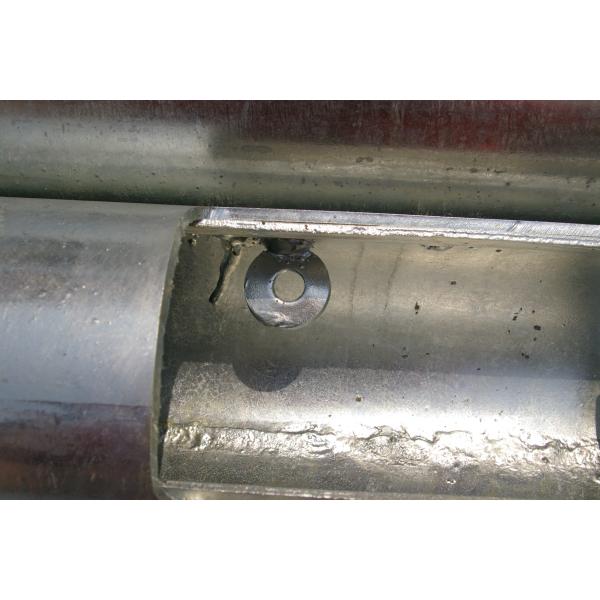 Известный фонарный столб металла горячего погружения проекта гальванизированный, белый поляк стали света покрытия