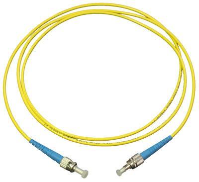 3.0mm cable diameter Low insertion loss, high return loss ST - FC Fiber Optic Patch Cord