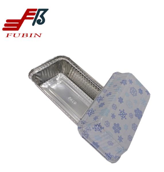 Household Kitchen 550ml Oem Rectangular Foil Trays For Cooking Pot