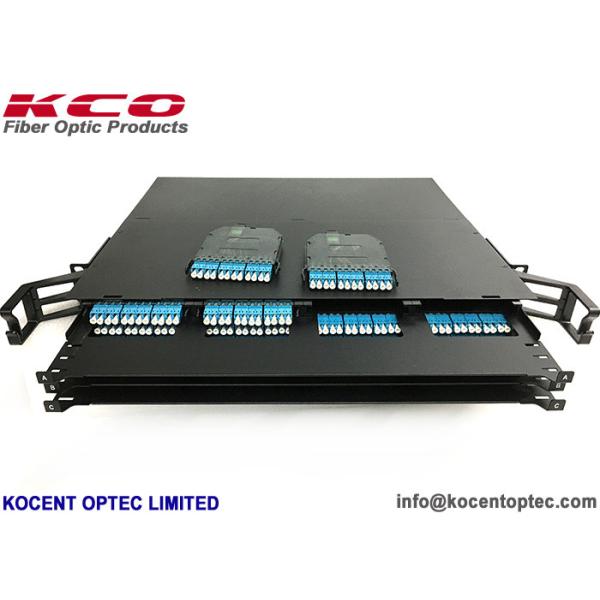 144 Core LC Duplex 1U Rack Mountable MPO MTP Patch Panel for High Density Fiber Optic Networks