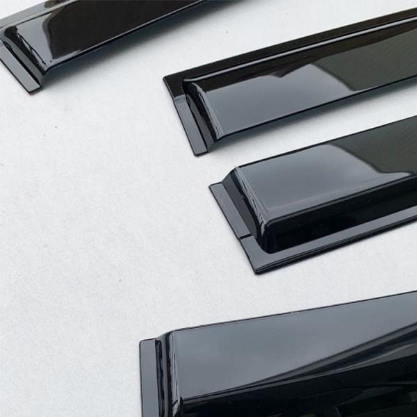 3m Tape Side Window Rain Shields , PMMA Car Door Sun Visor