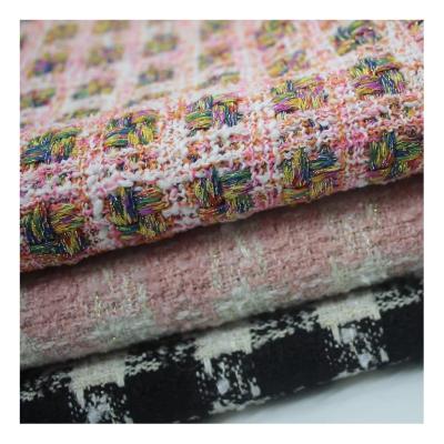 Factory Wholesale Quantity Preferred Woolen Small Fragrance Fashion Sofa Tweed Coat Fabric for Women's Clothing Coat