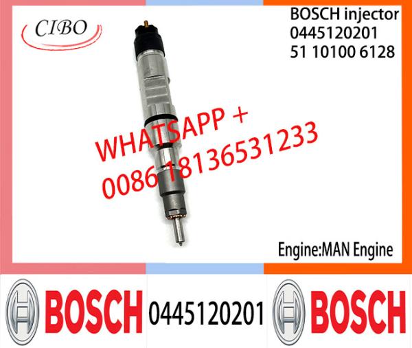 Conjunto original 0445120201 do injetor de combustível 51101006128 de BOSCH 0445120201 51101006128 para o HOMEM