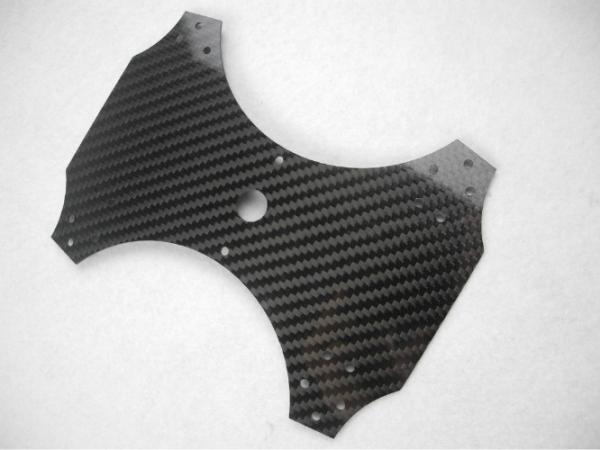 High Strength Carbon Fiber CNC Service Motor Mount Corrosion Resistance