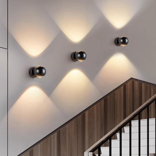 Modern Creative Lights Living Room Bedroom Led Wall Lamps Indoor Metal