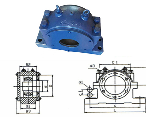 Heavy Duty Bearing housing GZ4-170 Agricultural machinery bearings