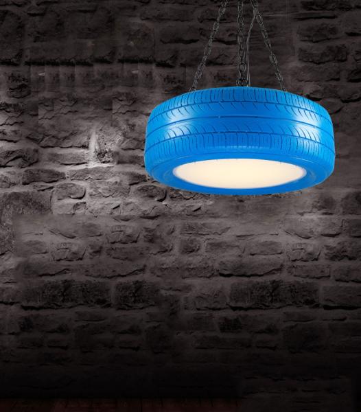 Loft Industrial Wind Tire Pendant Light Color LED Lamp Bead Hanging retro chandelier(WH-VP-132)