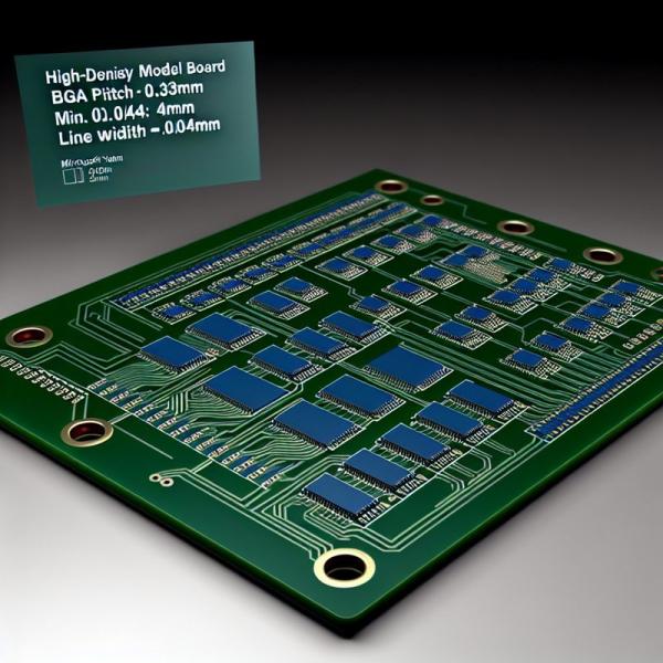 HDI PCBボード 0.3mm BGAピッチ 0.04mm 消費電子機器用ラインスペース