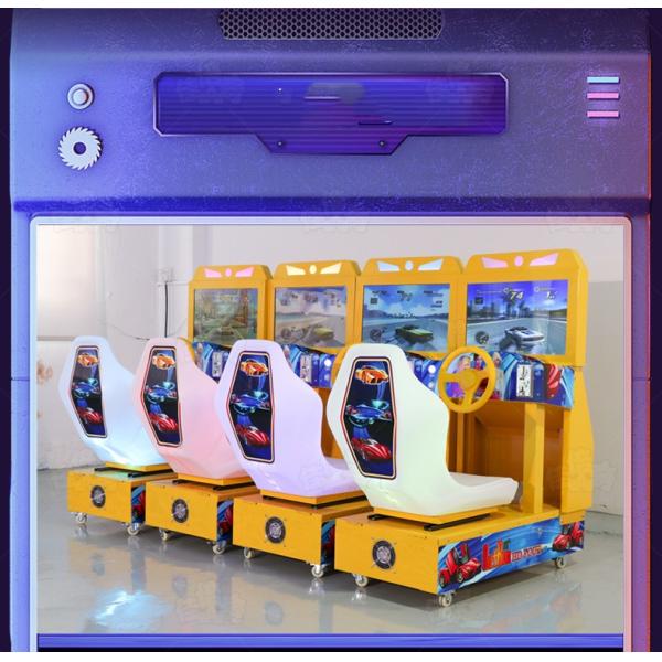 Experience the Thrill with Kids Driving Race Car Arcade Machine Racing Simulator
