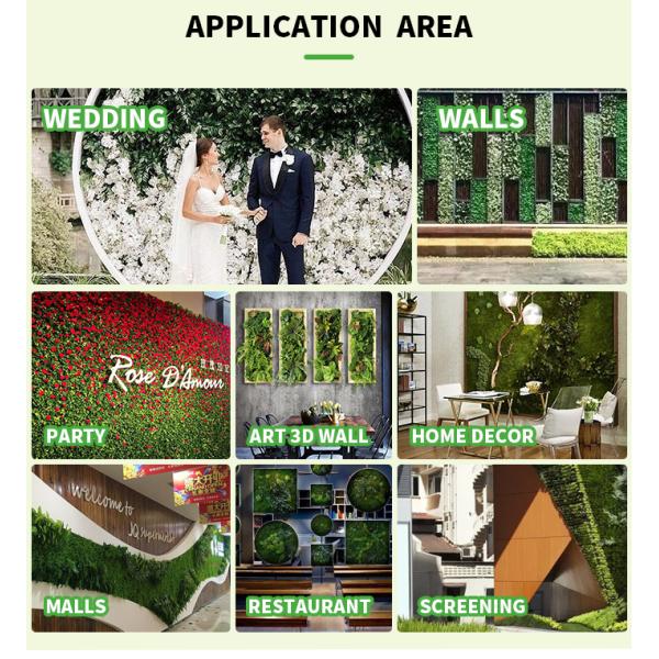 80*60cm 100*80cm 120*100cm Hanging Fake Silk Hydrangea Wall Panel