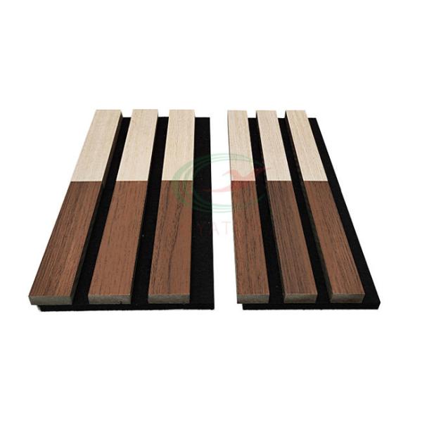 FSC Wooden Sound Acoustic Panel Veneer Mildewproof For Living Room