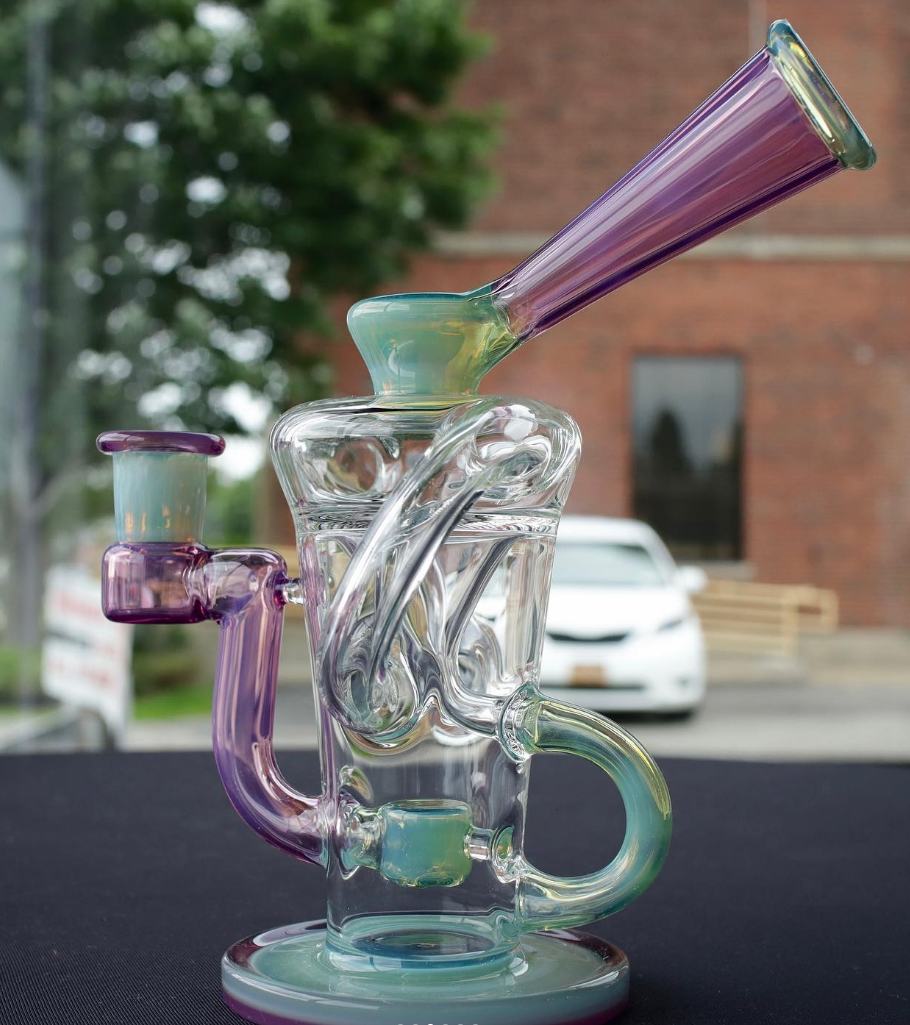 курение табака основания W/Arm Perc кальяна трубы водопровода 9inch толстое