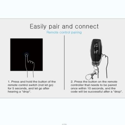 Remote Metal 2 Keys Controller Socket Switch Accessories For CR2032 3V Cell Battery