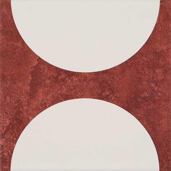 Rouge et beige 20x20 cm mur intérieur Carreaux céramiques rustiques et carreaux en briques pour salle de bain et salon