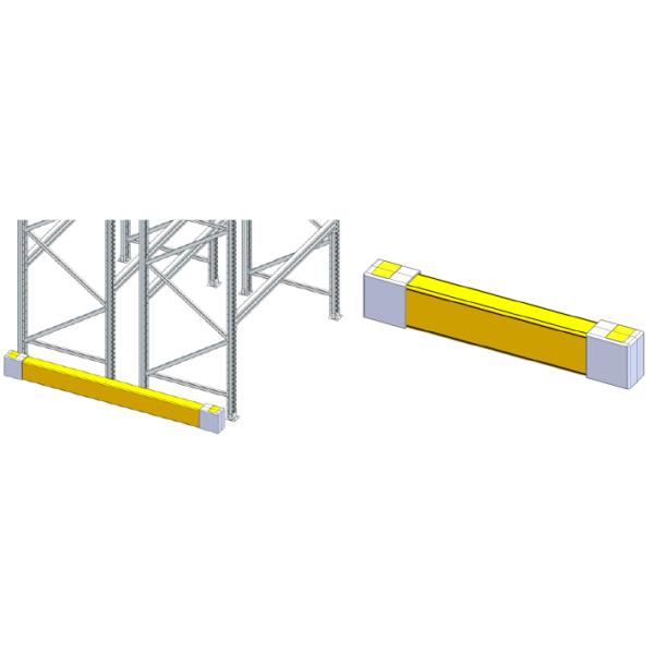 A53: Racking Protection FS-2021A Warehouse Storage Rack Flexible Anti-Collision Guardrails