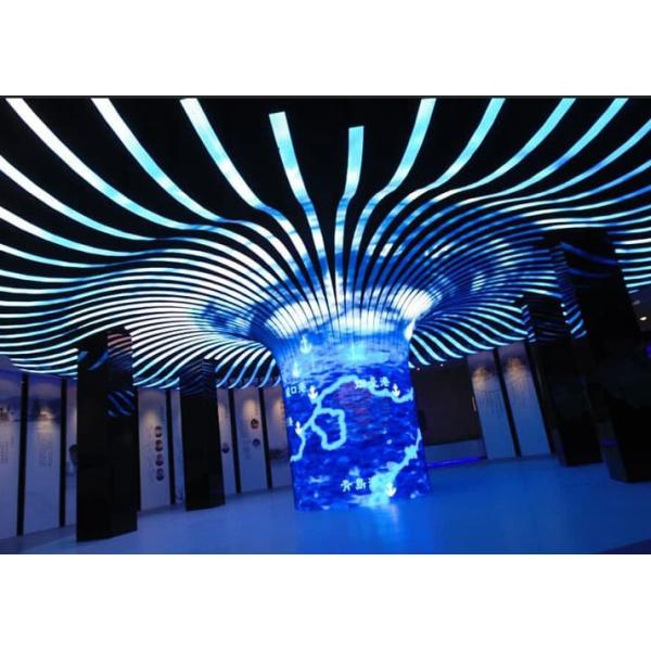 Longdaの柔らかい導かれたスクリーンP2は導かれたパネル256*128mmを曲げた