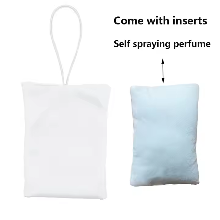 Double Sided Polyester Sublimation Car Air Freshener Blank Creative Car Hanger