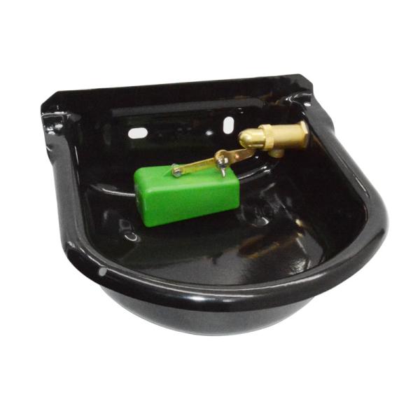 Adjustable Automatic Cow Waterer Enameled Surface Durable Blue Color