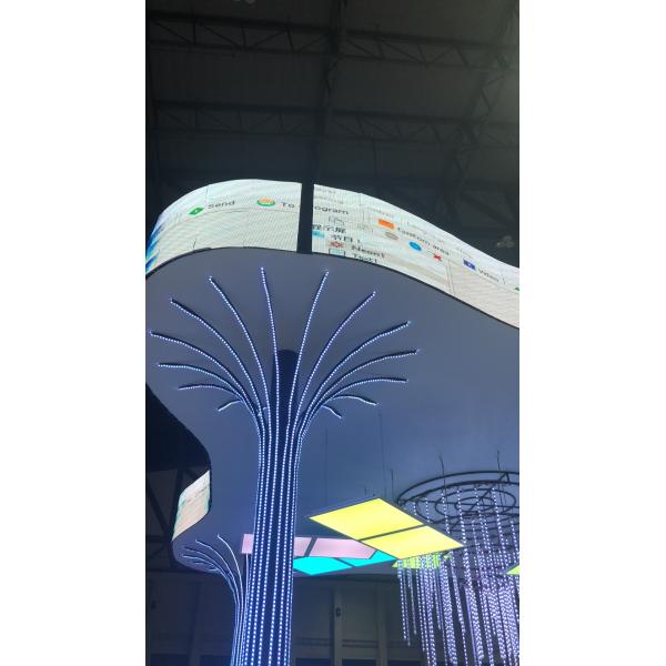 Magnet Install Flexible Led Display Screen Video Text And Photo Displayable