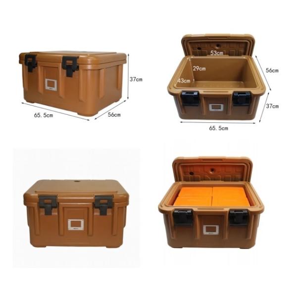 Transportation Insulated Food Delivery Bag Pan Carrier Catering Insulated Cool Box