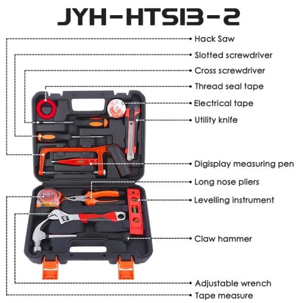 14pcs Home Hardware Tools Working Household Tool Sets JYH-HTS14-1