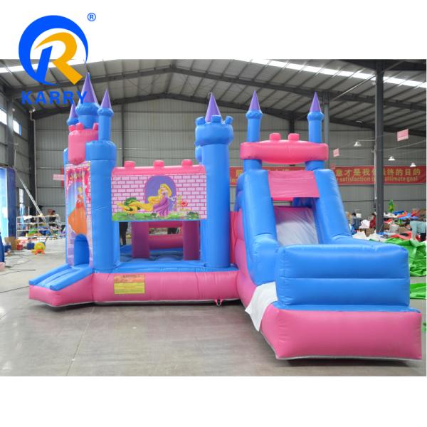 Princess Party Castle Jumper Inflatable Moonwalk Bouncer for Active Entertainment
