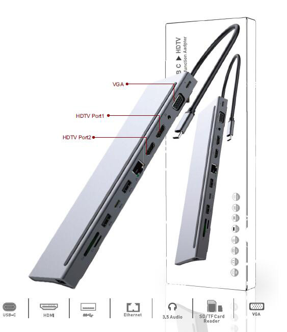 ТИП кабель VGA 3.5mm аудио HDMI AOC C USBX3 HDTV X2 RJ45