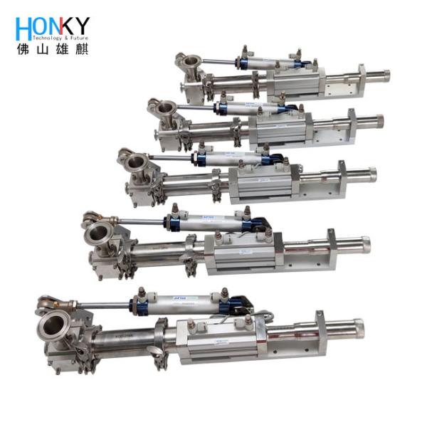 Air Driven Ceramic Filling Pump with 40 PCS/MIN Speed and 0.3-0.6Mpa Air Pressure for Cosmetic Lotion
