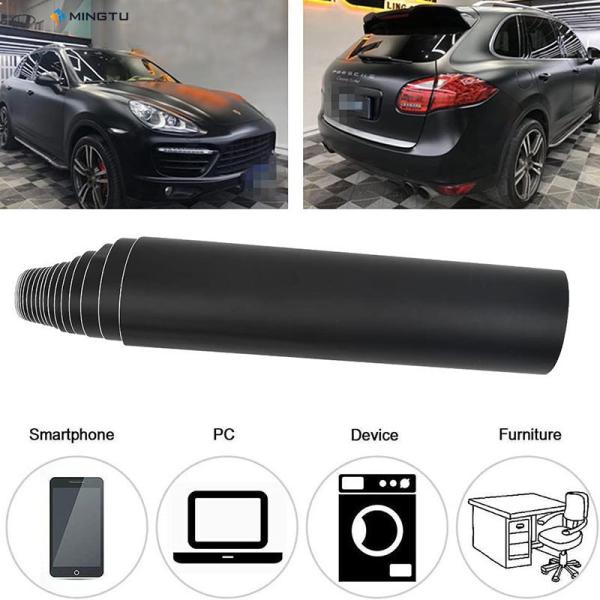 UV PROOf Function Matte Black Vinyl Wrap Film Sticker For Car by Mingtu Custom Size