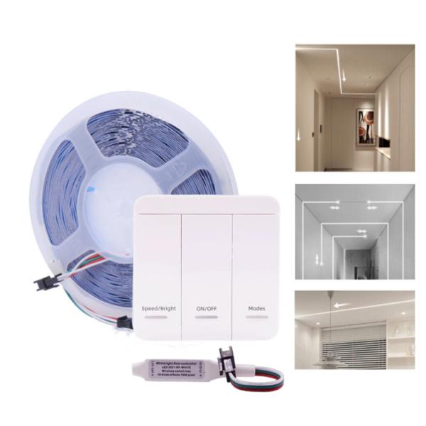 Жилой IP20 самоклеящаяся светодиодная лента 10M 12V теплая белая светодиодная лента