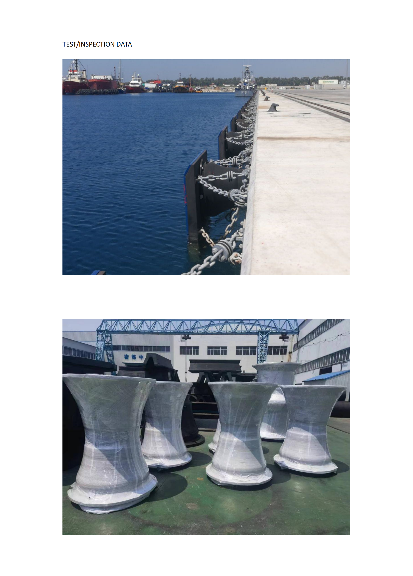 Excellent Impact Resistance Cone Rubber Fenders Industrial Mooring Shock Absorber Featuring PDF Drawing Format for Port Facilities