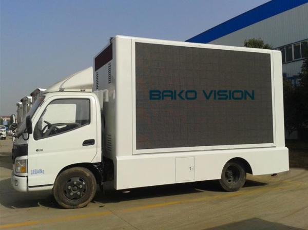 Movable LED Screen P10 Mobile Truck Advertising Double Sided Steel Cabinet Commercial Sign for Roadshow