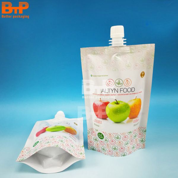 Heat Seal Stand Up Pouch with Gravure Printing and Customized Logo for Beverage Packaging