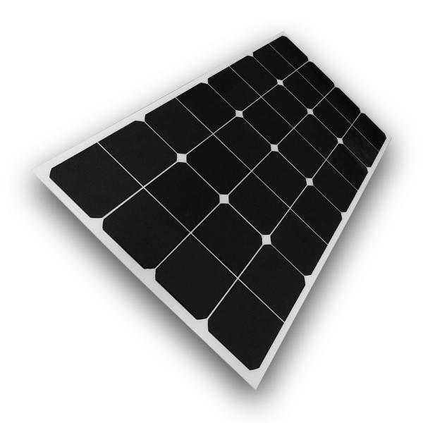 Aluminum Frame Thin Film PV Modules 80W SunPower Solar Cell For Outdoors