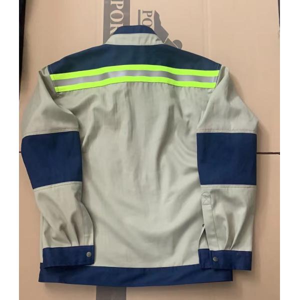 260gsm Fire Resistant Jackets 3M Reflective Taped EN11612