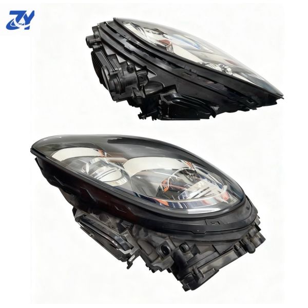 High Configuration LED Black Matrix Headlight Assembly for Porsche Cayenne 2015-2018 GTS