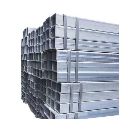 Pipe d'acier galvanisée carrée recouverte de zinc sur mesure pour SGCC Sgcd S355jr S235jr St52