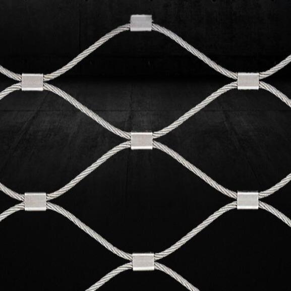 304 316 Stainless Steel Wire Rope Mesh 7x7 for Protective Fencing