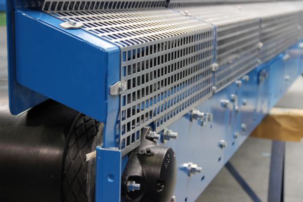 Portable Mini Concrete Conveyor Belt  Width 1000 Mm For Carrying Gravel Sand