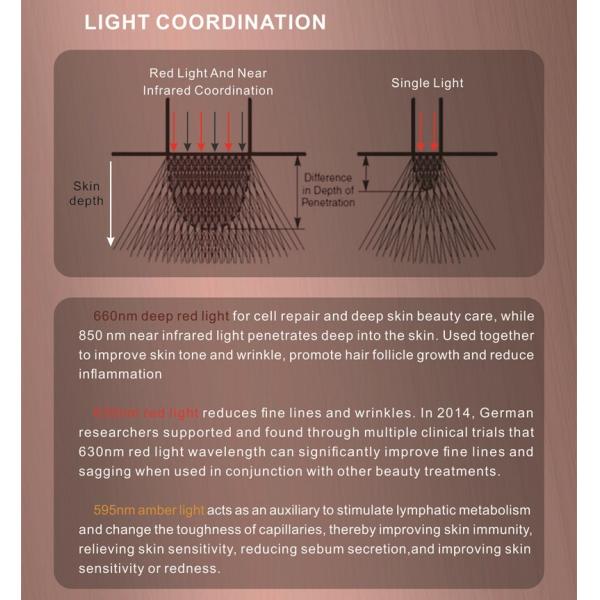 Домашнее использование LED Near Infrared Light Therapy LED 660nm Красный свет Устройство против старения