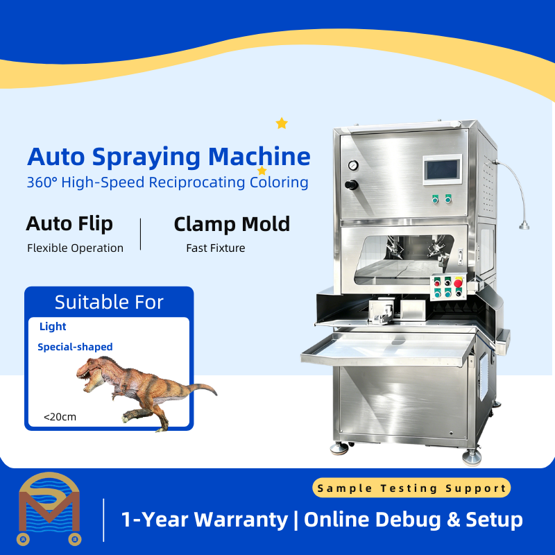 Automatic Spray Painting Machine, Coating Equipment for Plastic Dinosaur