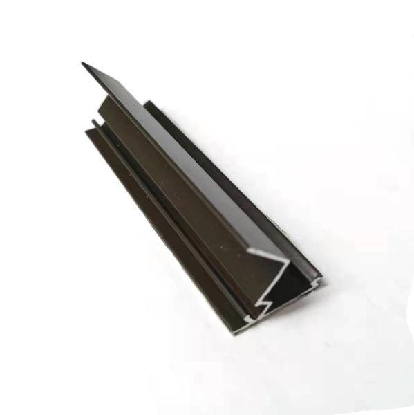 T5 Aluminum Window Profiles Casement Bead Brown Powder Surface