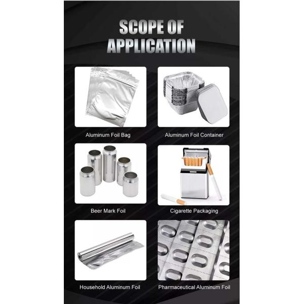 Алюминиевая фольга, ширина рулонов 10 мм 1500 мм Специализирован для упаковки сигарет