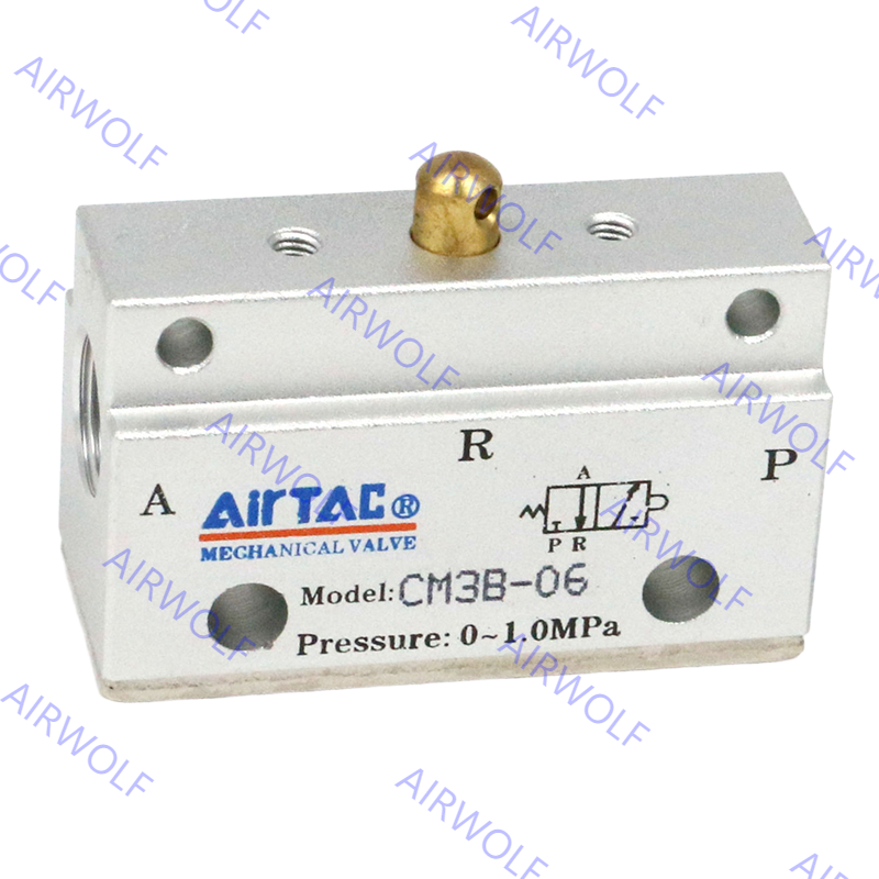 CM3B-06, CM3R-06, CM3L-06, CM3PL-06 AirTAC CM3 Series 3/2 way Control Valve 1/8
