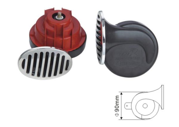 EST1003H Red Universal Car Boat Truck Snail Siren Electric Horn 510Hz 110DB Dia 90mm 3.7A