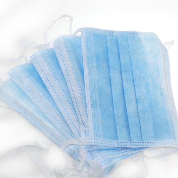 CE Approved Face Surgical Disposable Mask Non Woven Fabric With Tie On