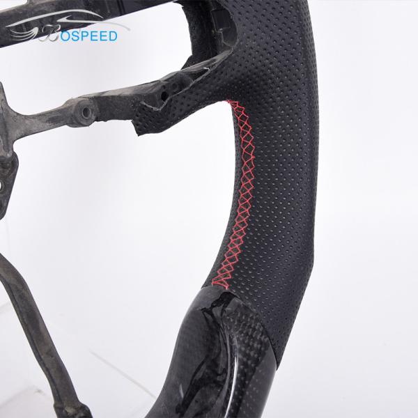 Alcantara Honda Civic Steering Wheel Carbon Fiber Matte Sport Car